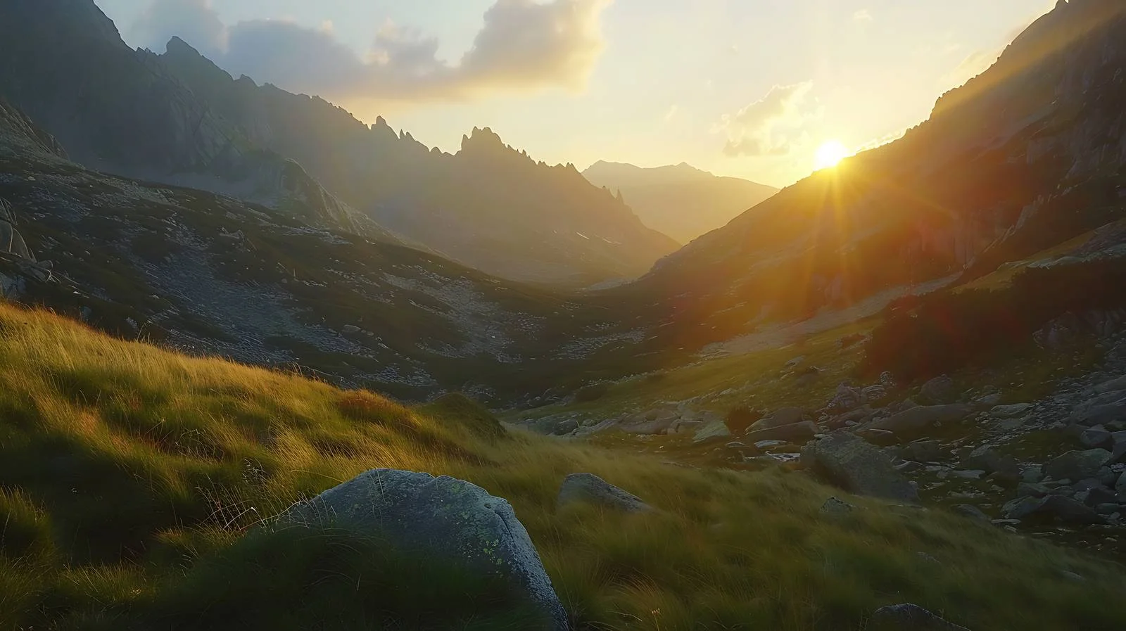 Radiant Sunrise Over Hala Gas Mountain — free download from Dotvec