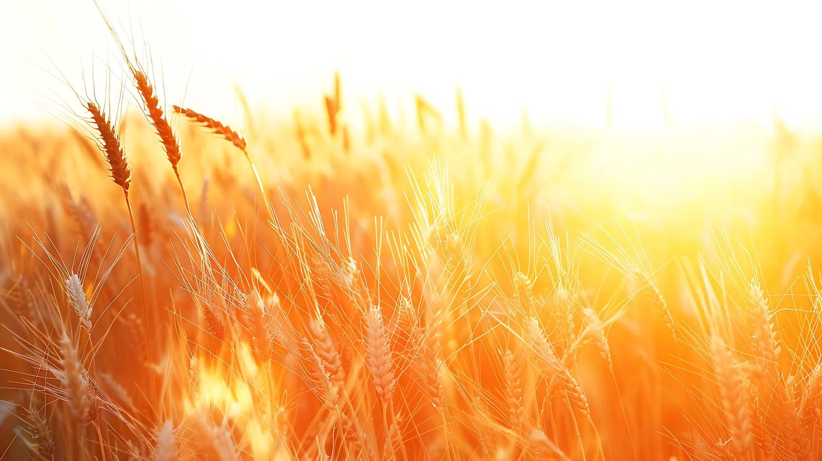 Serene Summer Sunrise above Isolated Wheat Fields — free download from Dotvec