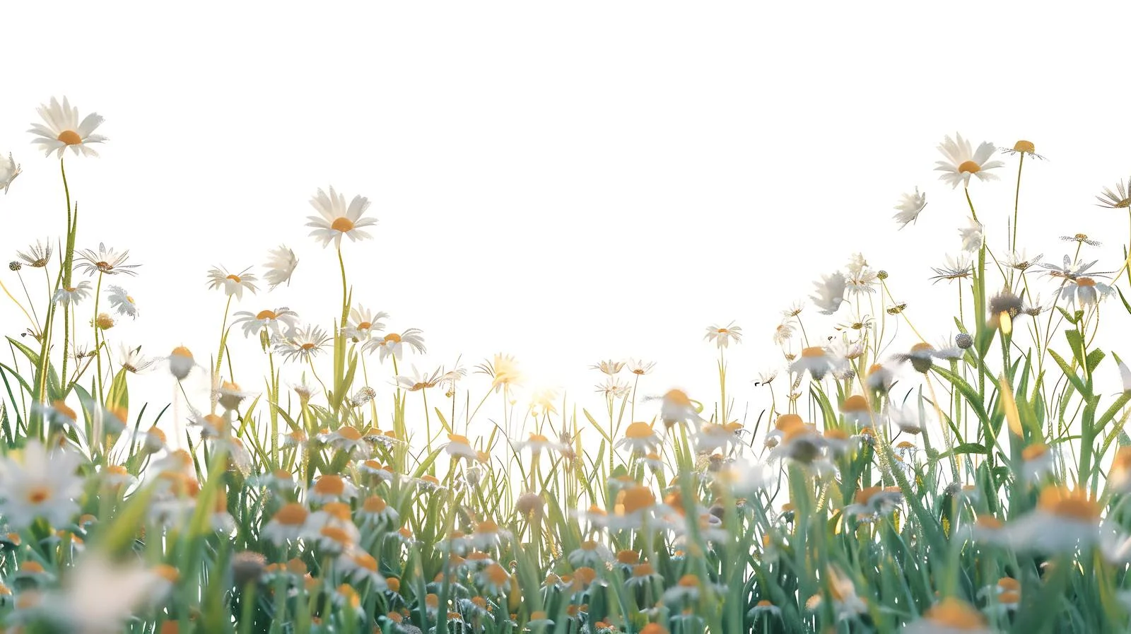 Serene Summer Dawn Among Wild Daisies — free download from Dotvec