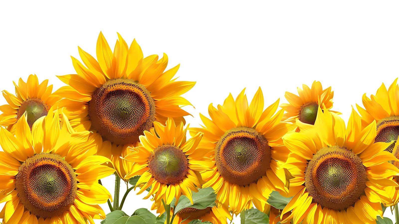 Sunflowers in Sunset Agriculture Scene — free download from Dotvec