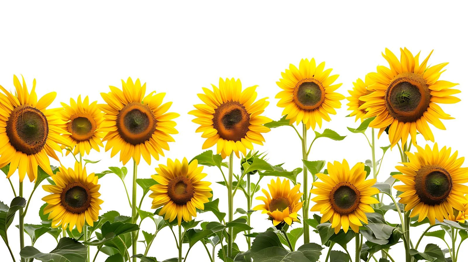 Sunflowers at Sunset — free download from Dotvec