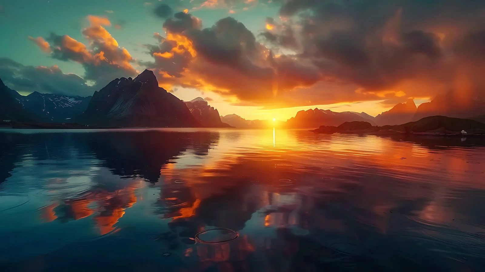 Captivating Sunrise over Isolated Norwegian Whites — free download from Dotvec
