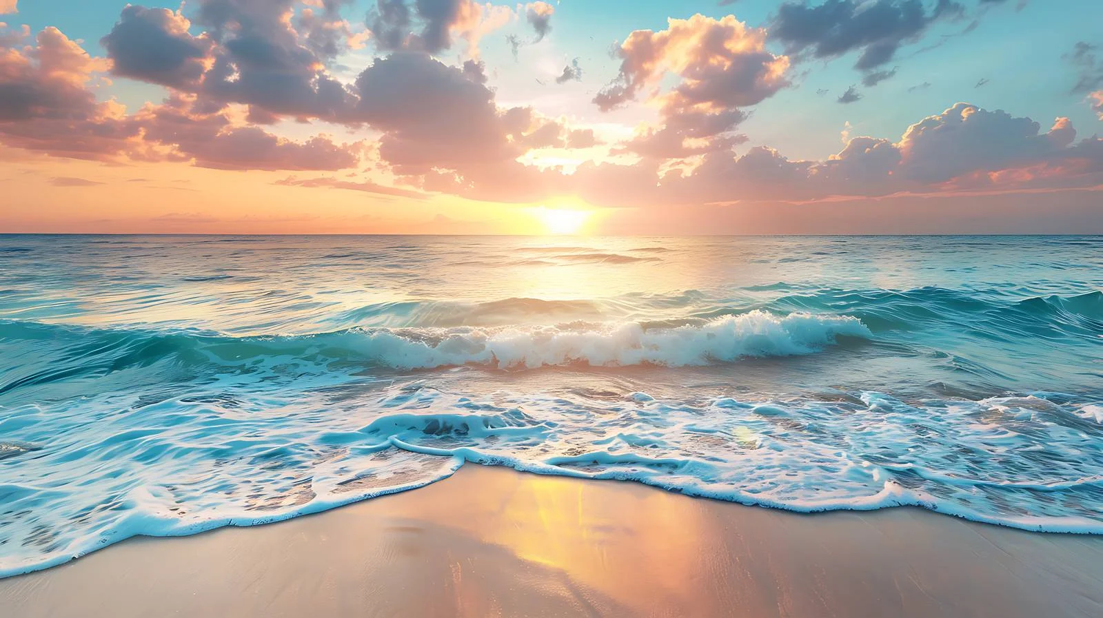 Scenic Beach Horizon View — free download from Dotvec