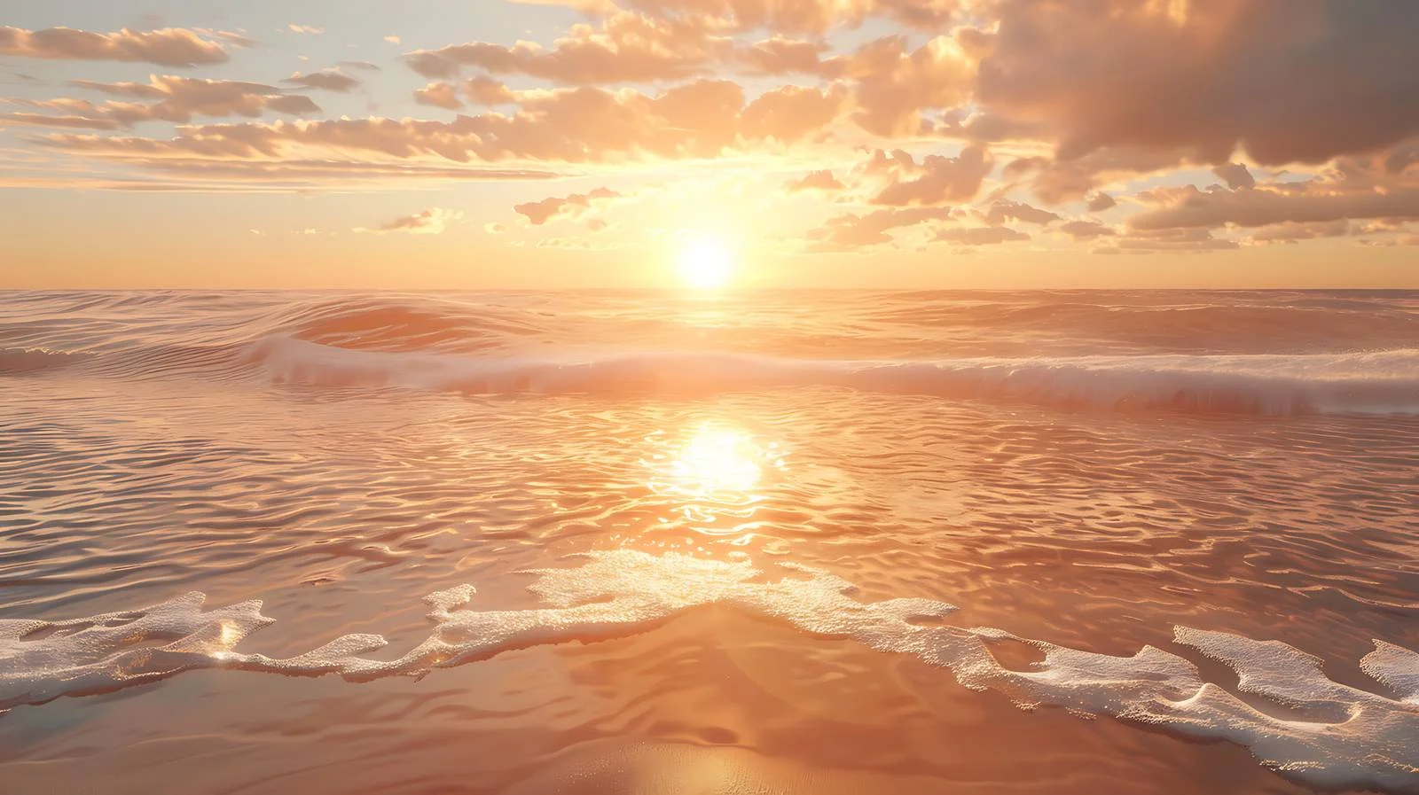 Serene Beach Sunset Image Usage — free download from Dotvec