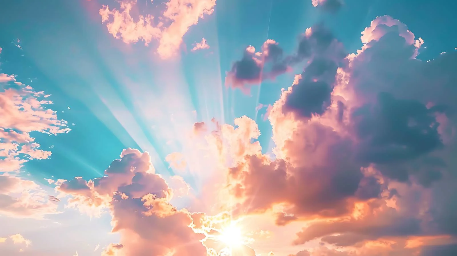 Vivid Sunset Sky with Striking Clouds — free download from Dotvec