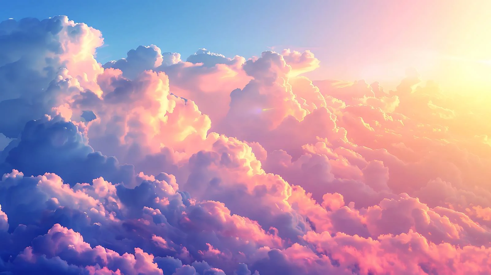 Vivid Sunset Sky and Dramatic Clouds — free download from Dotvec