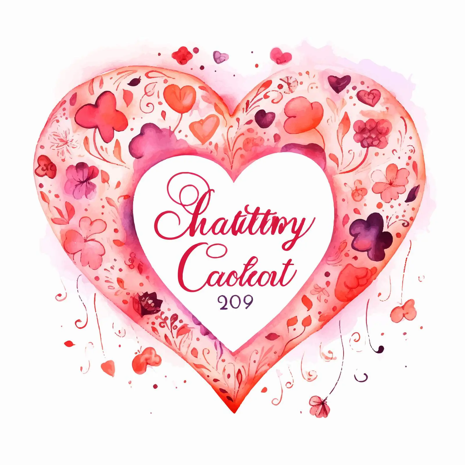 Elegant Symbolic Card on White Background – free printable vector image from Dotvec