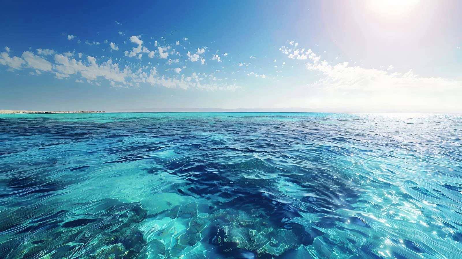 Soothing Red Sea Surface View — free download from Dotvec