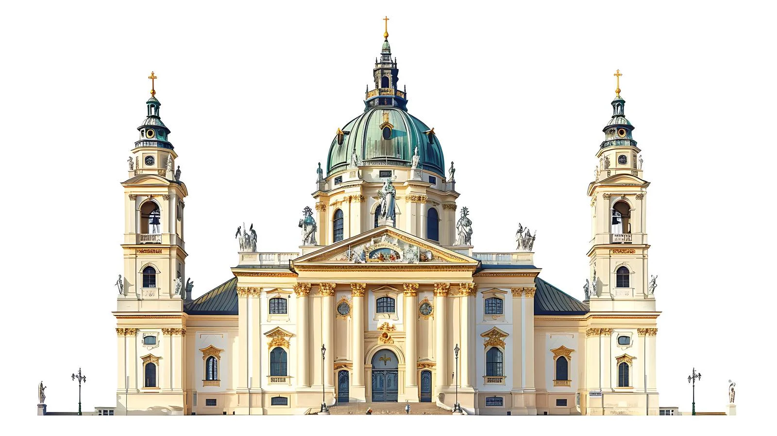 St. Charles Church Karlskirche View — free download from Dotvec