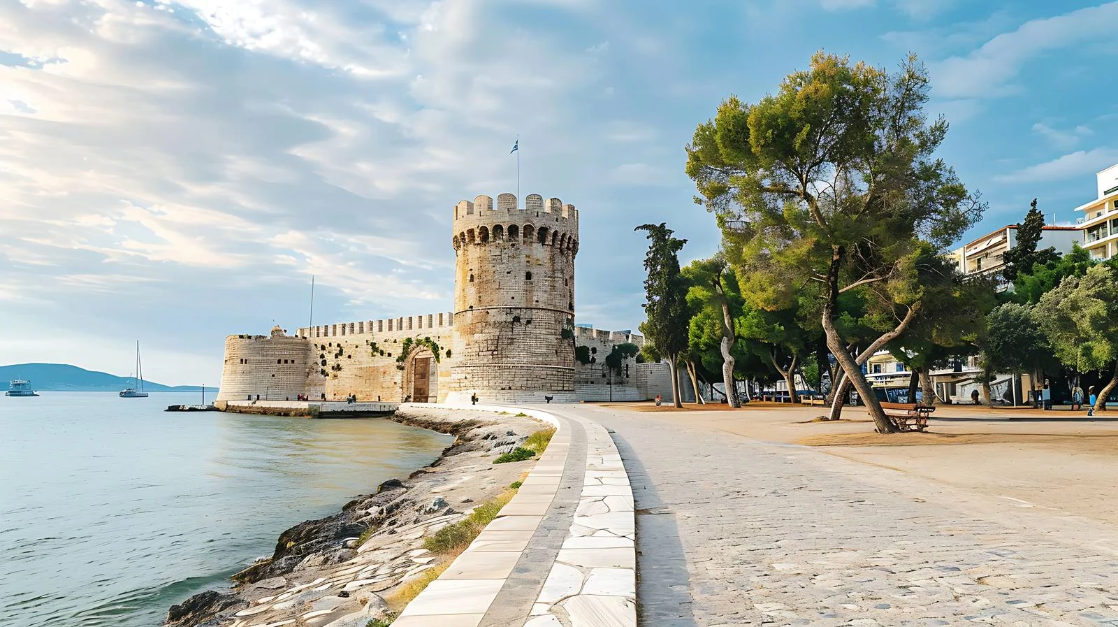 White Tower Thessaloniki Greece View — free download from Dotvec