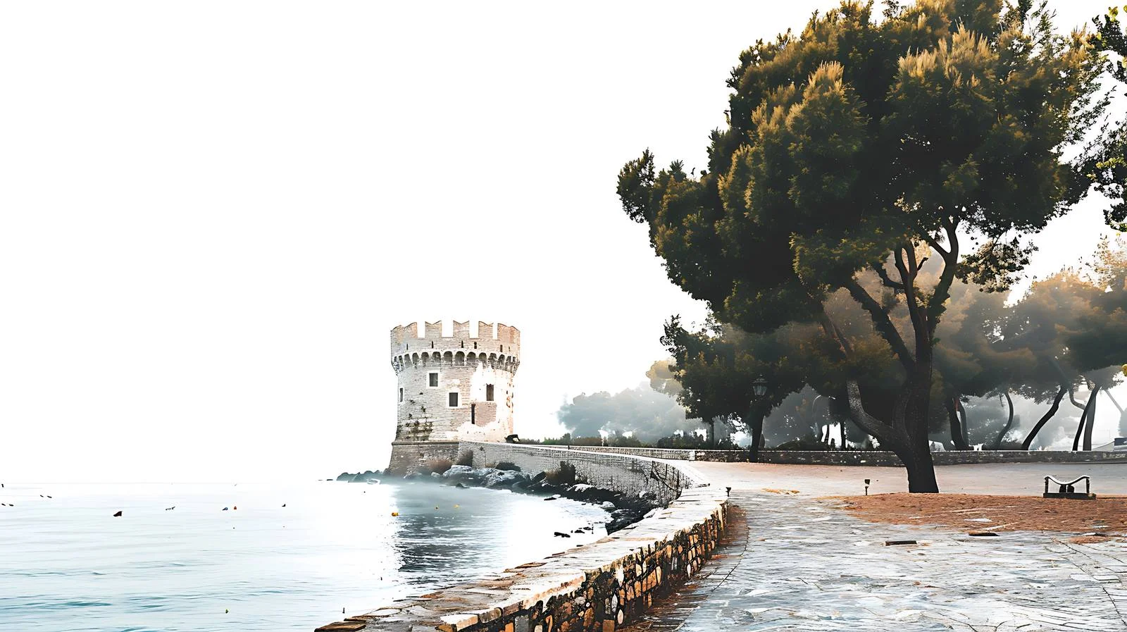 Majestic White Tower Thessaloniki View – free greece image from Dotvec