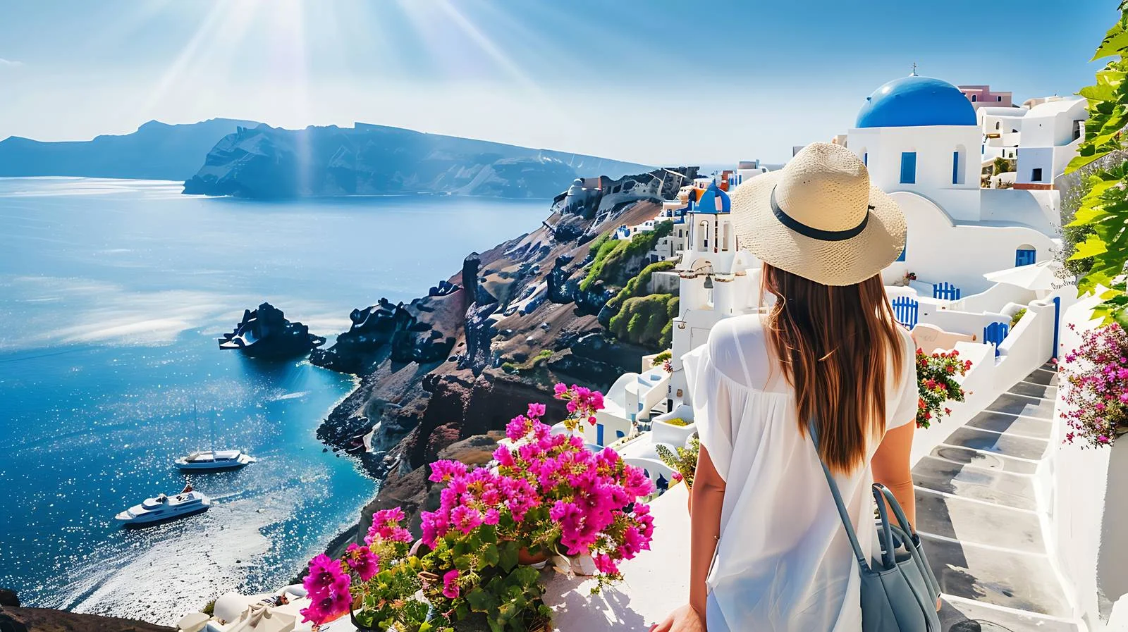 Santorini Island View Experience — free download from Dotvec