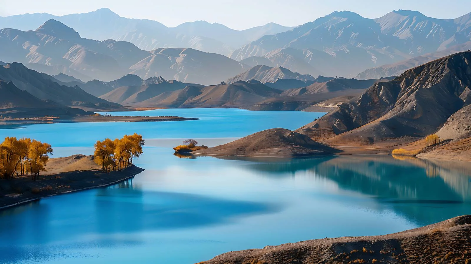 Tranquil Taimei Salim Lake in Xinjiang — free download from Dotvec