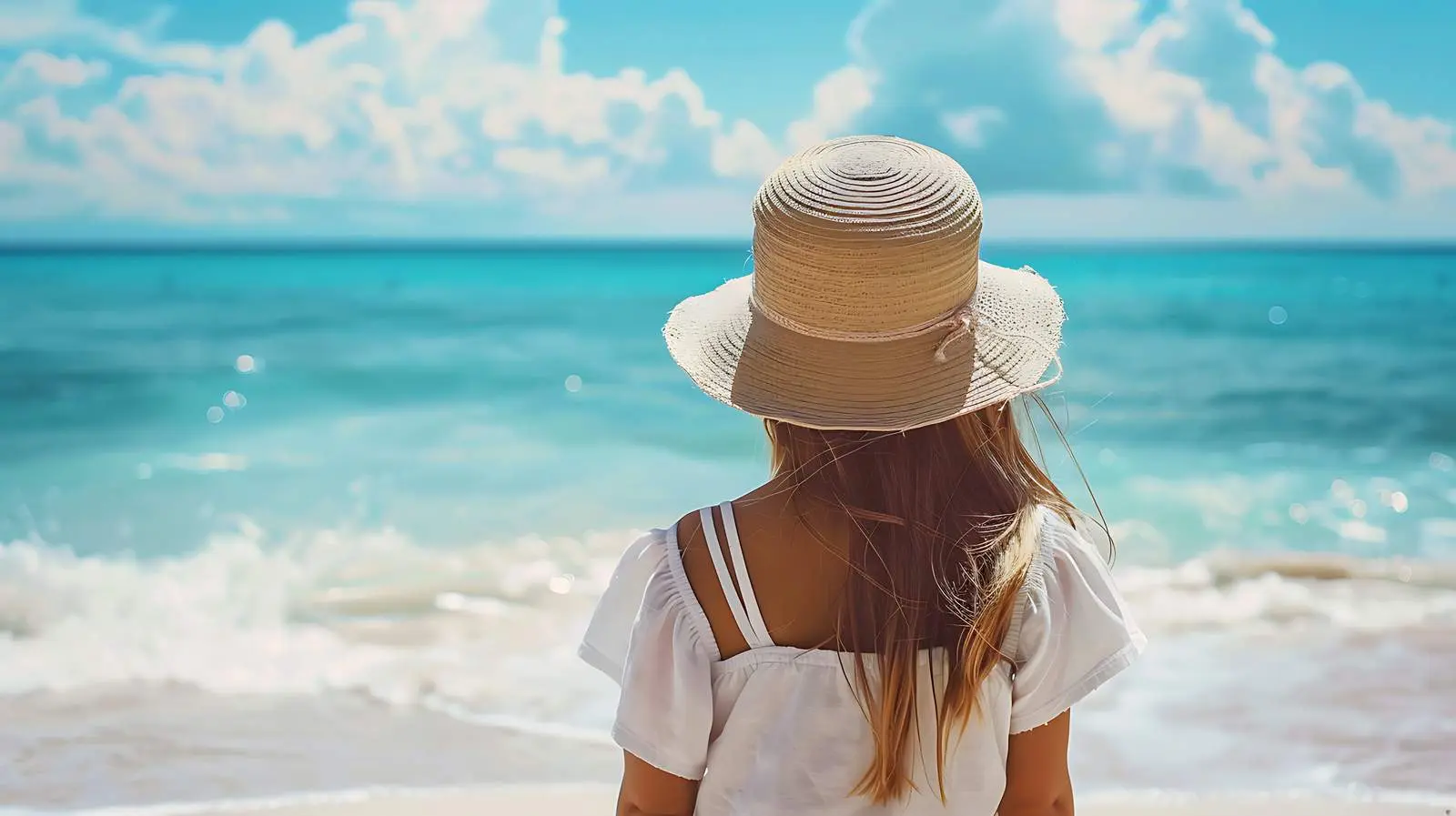Young Girl Enjoying Scenic Sea View – free refreshing image from Dotvec