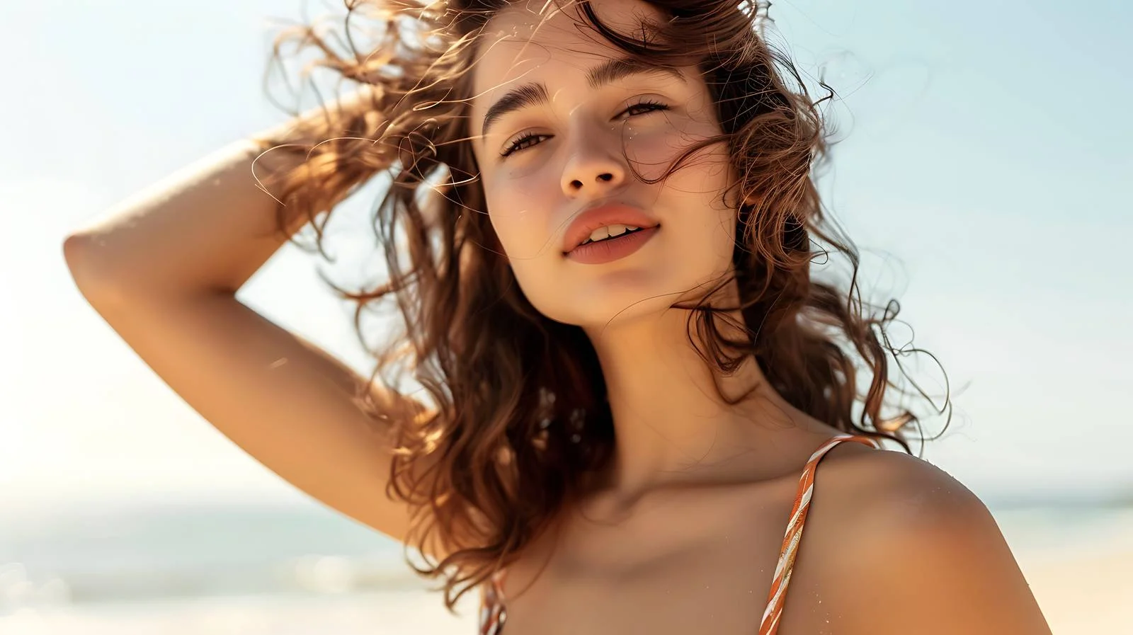 Elegant Beach Pose — free download from Dotvec