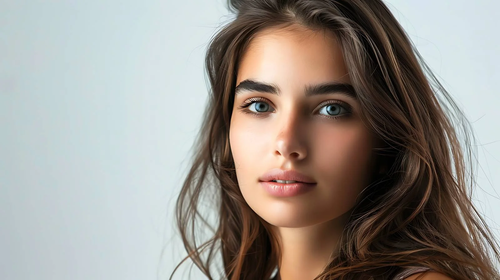 Elegant Young Lady on White Background — free download from Dotvec