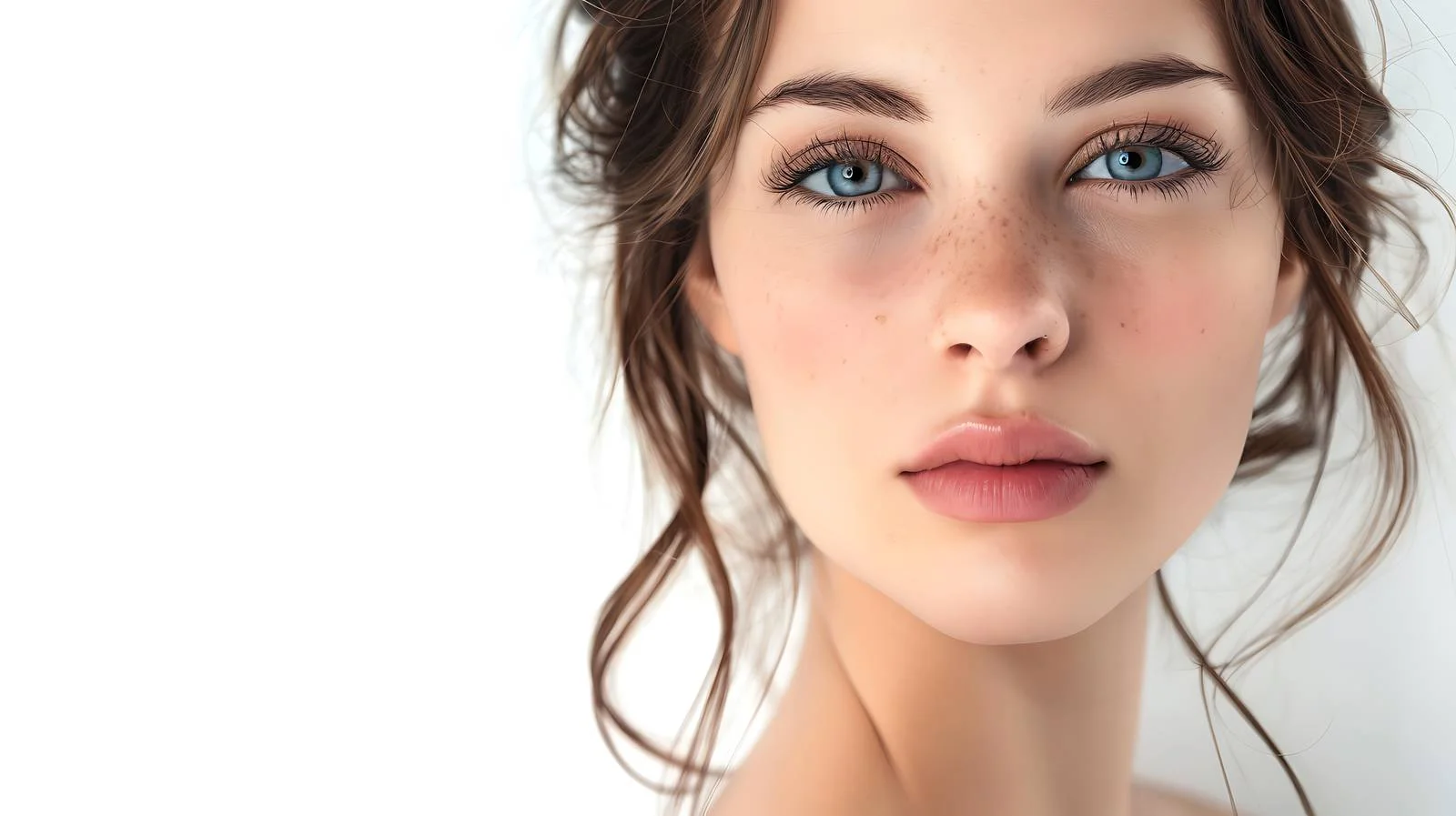 Elegant Young Lady on White Background — free download from Dotvec