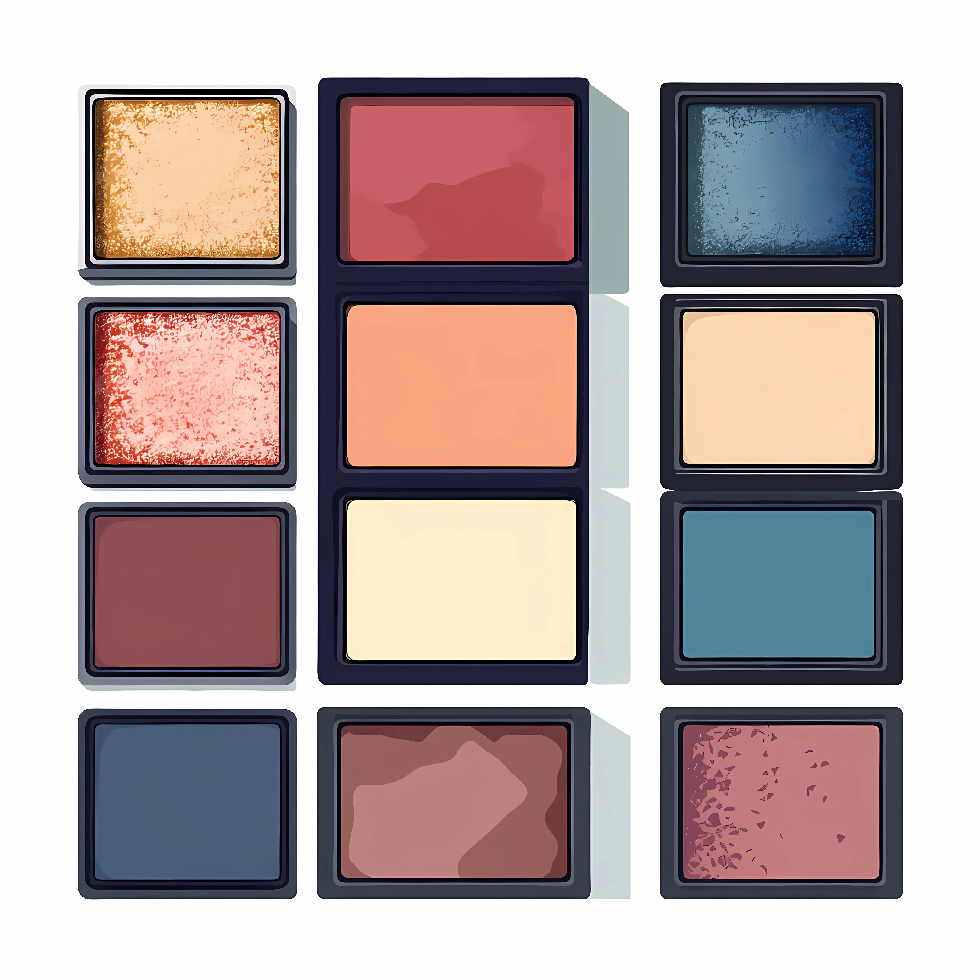Glamorous Eyeshadow Palette Collection Set — free download from Dotvec