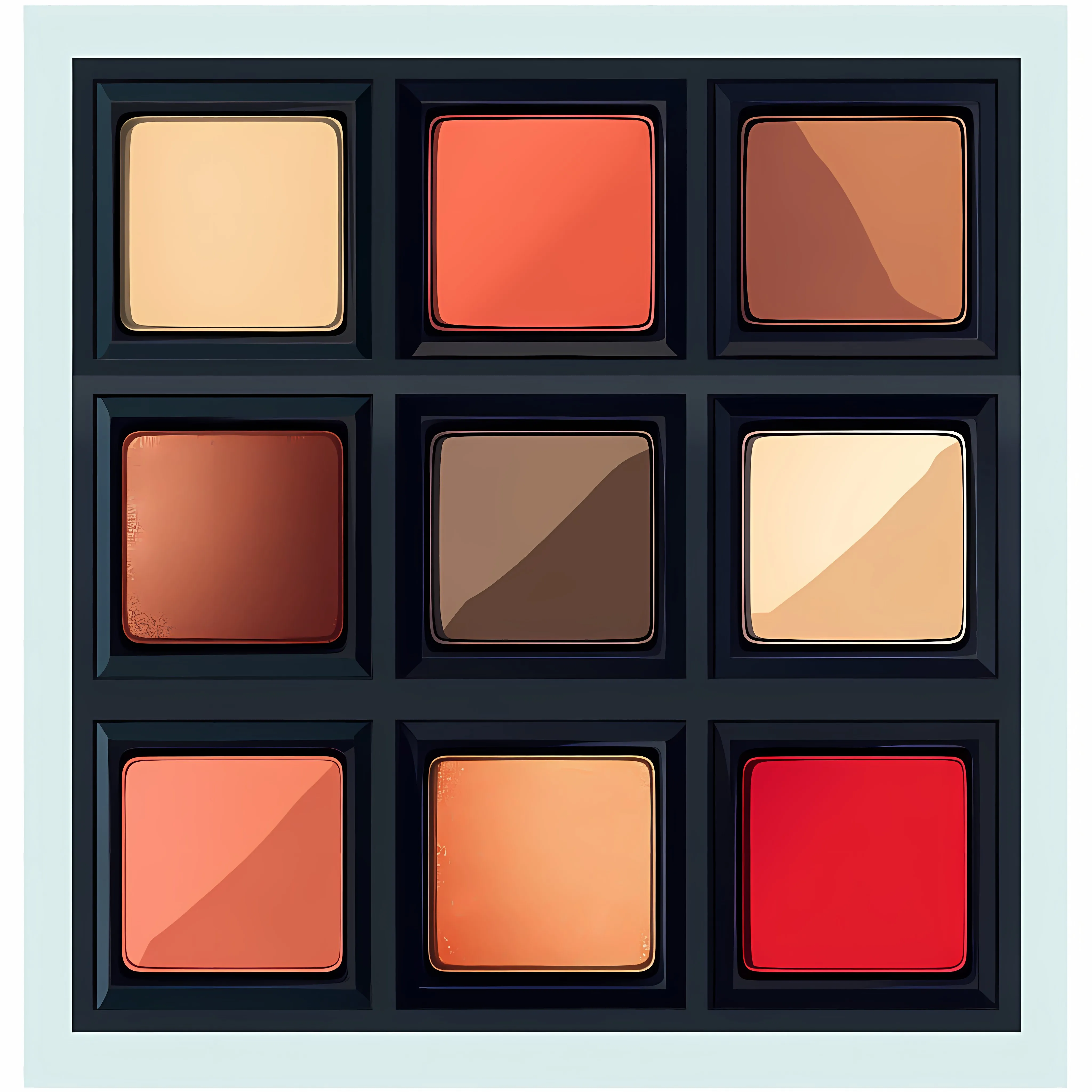 Beauty Eyeshadow Color Palette Collection — free download from Dotvec