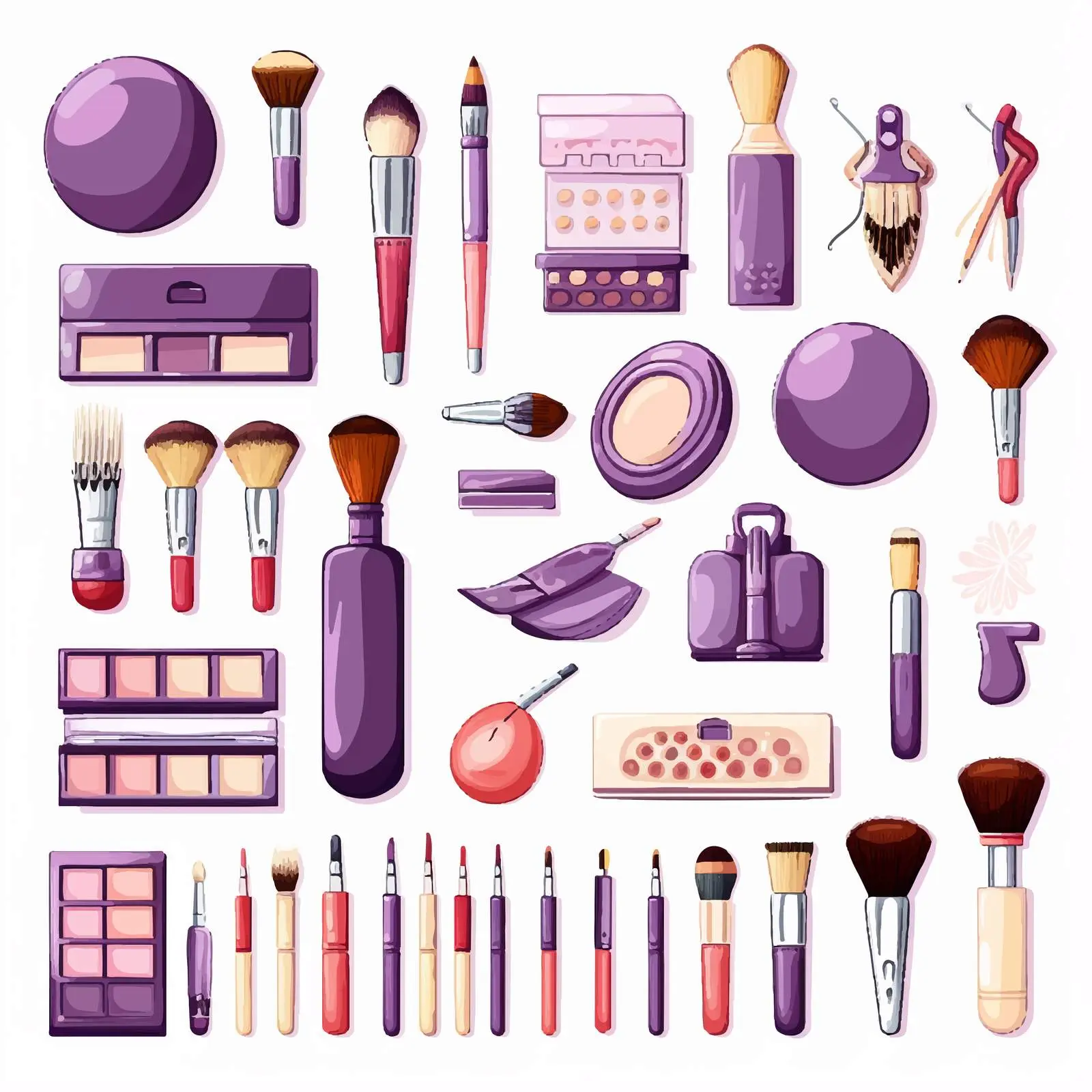 Nail Art Process Cartoon Vector Illustration — free download from Dotvec