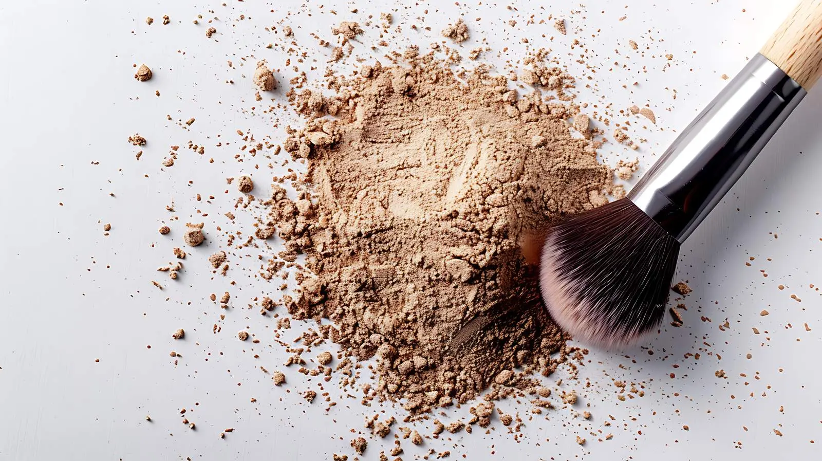 Beauty Skincare Product with Makeup Brush — free download from Dotvec