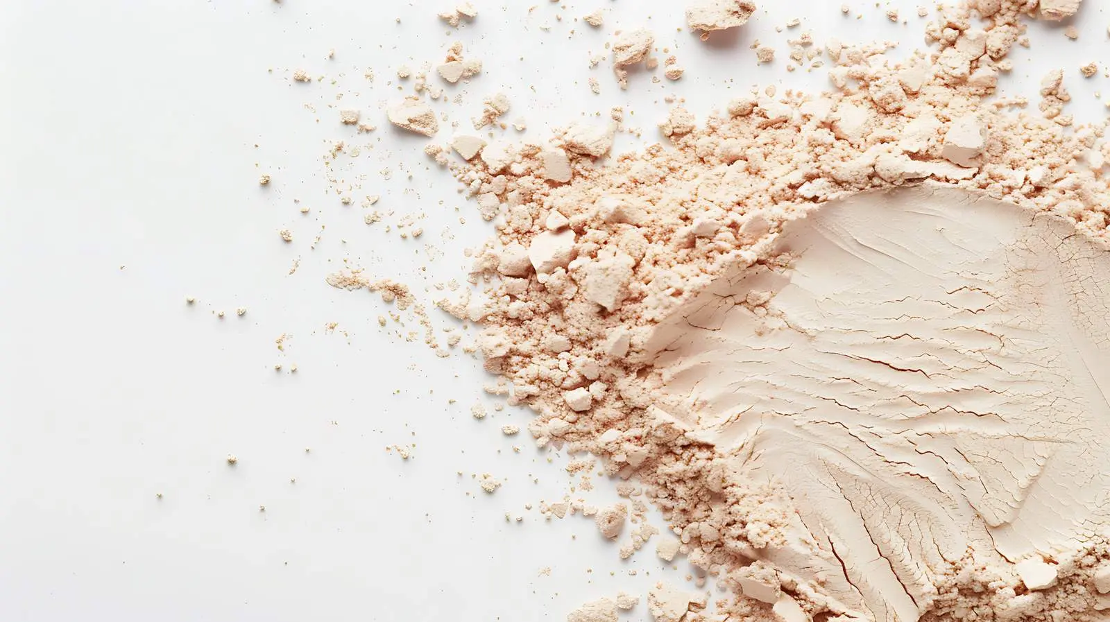 Neutral Beige Cosmetic Powder Setting for Skincare — free download from Dotvec