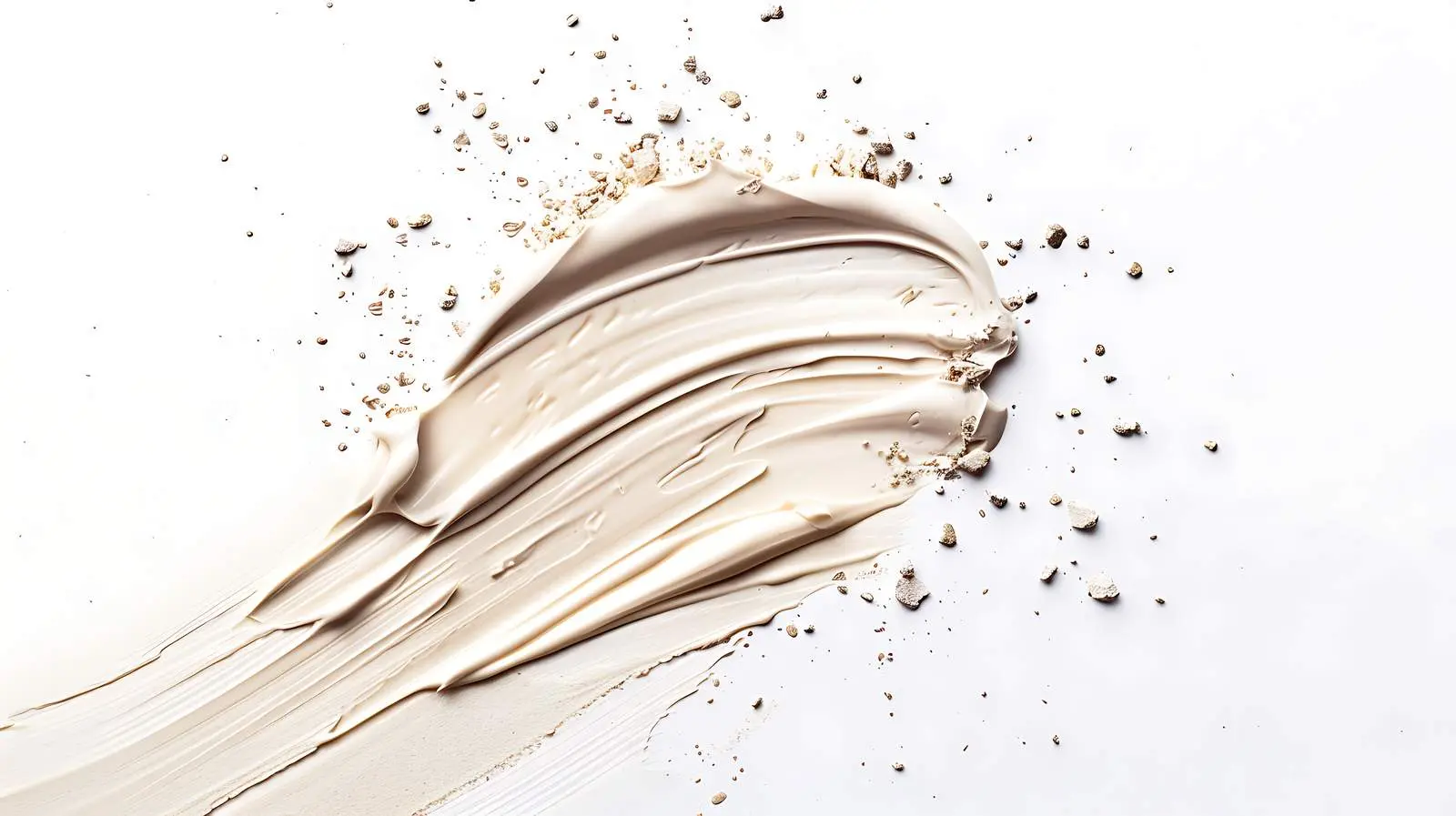 Beige Cosmetic Cream Smear for Skincare – free skin texture image from Dotvec