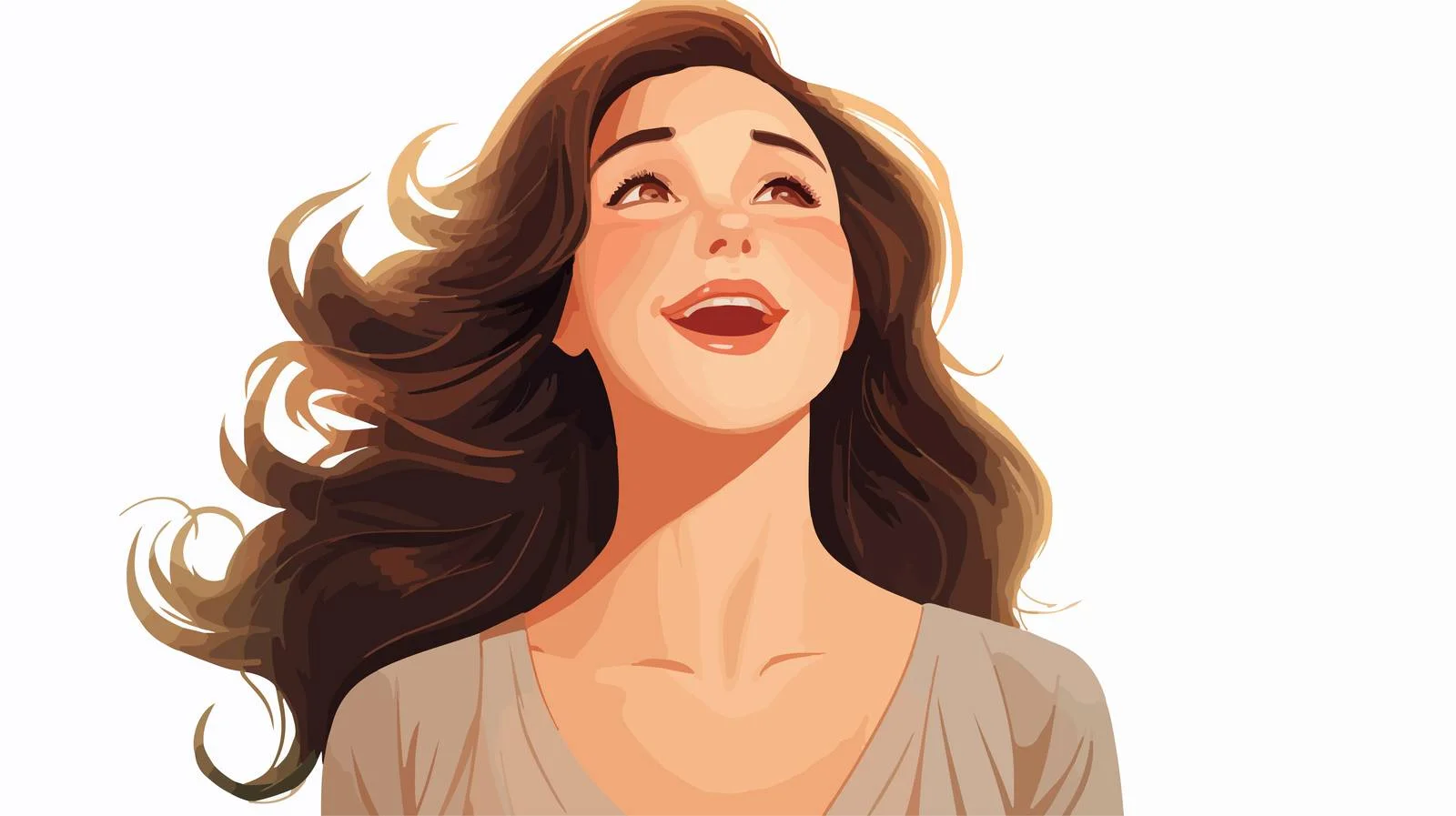 Expressive Woman Cartoon Emotion — free download from Dotvec