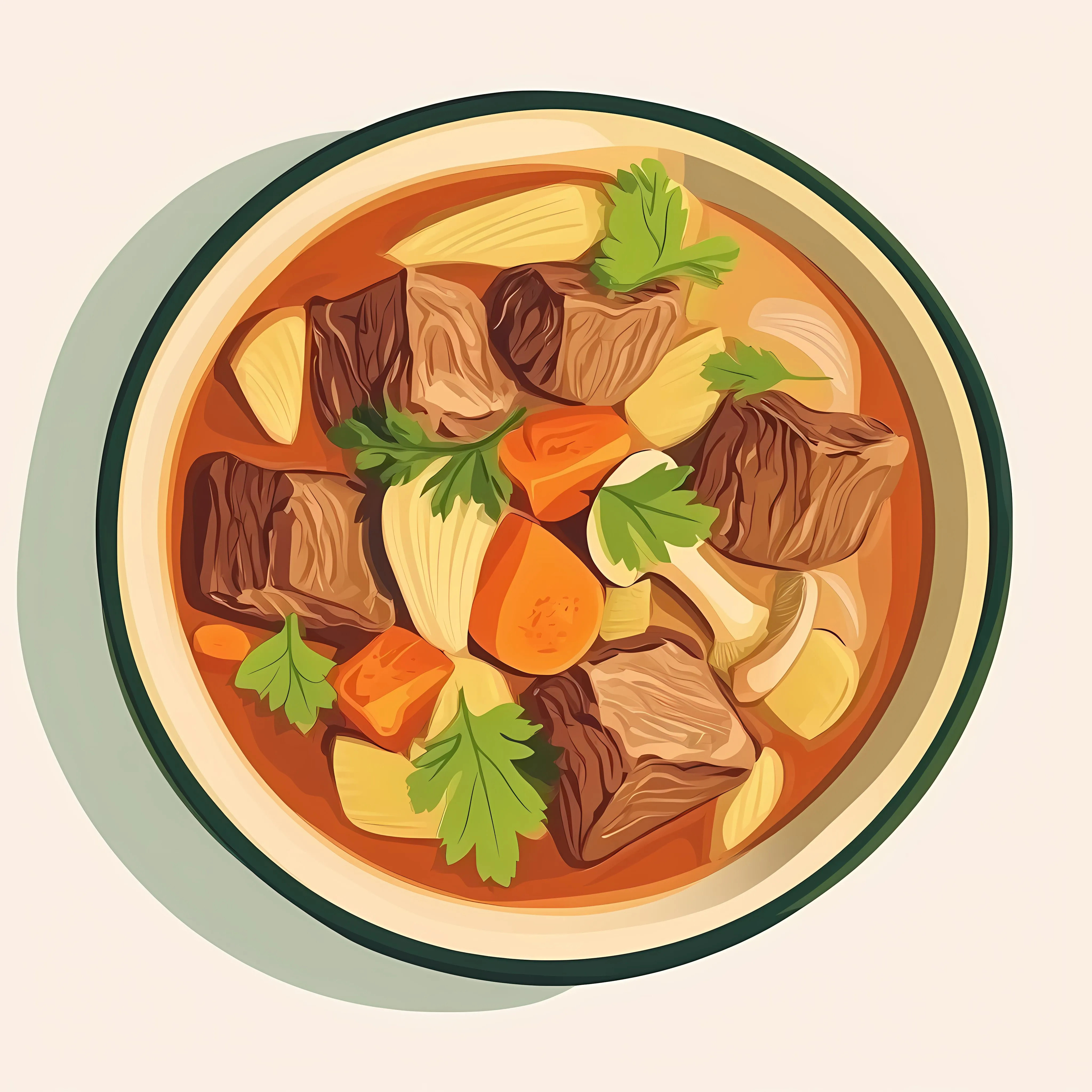 Delicious Beef Stew with Carrots and Mushrooms – free vegetable stew image from Dotvec