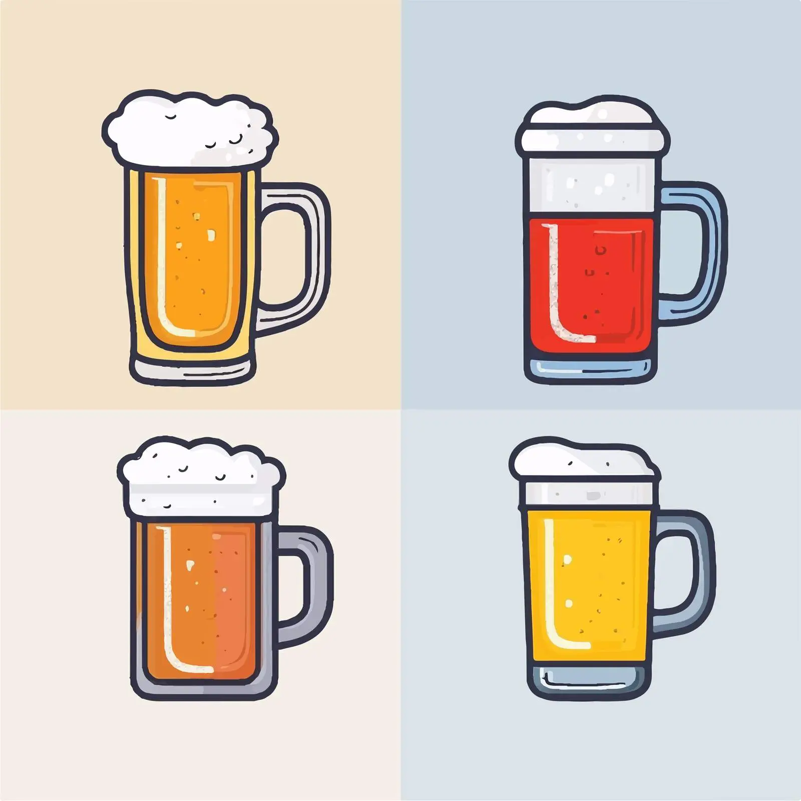 Outline Beer Icon Vector Symbol — free download from Dotvec