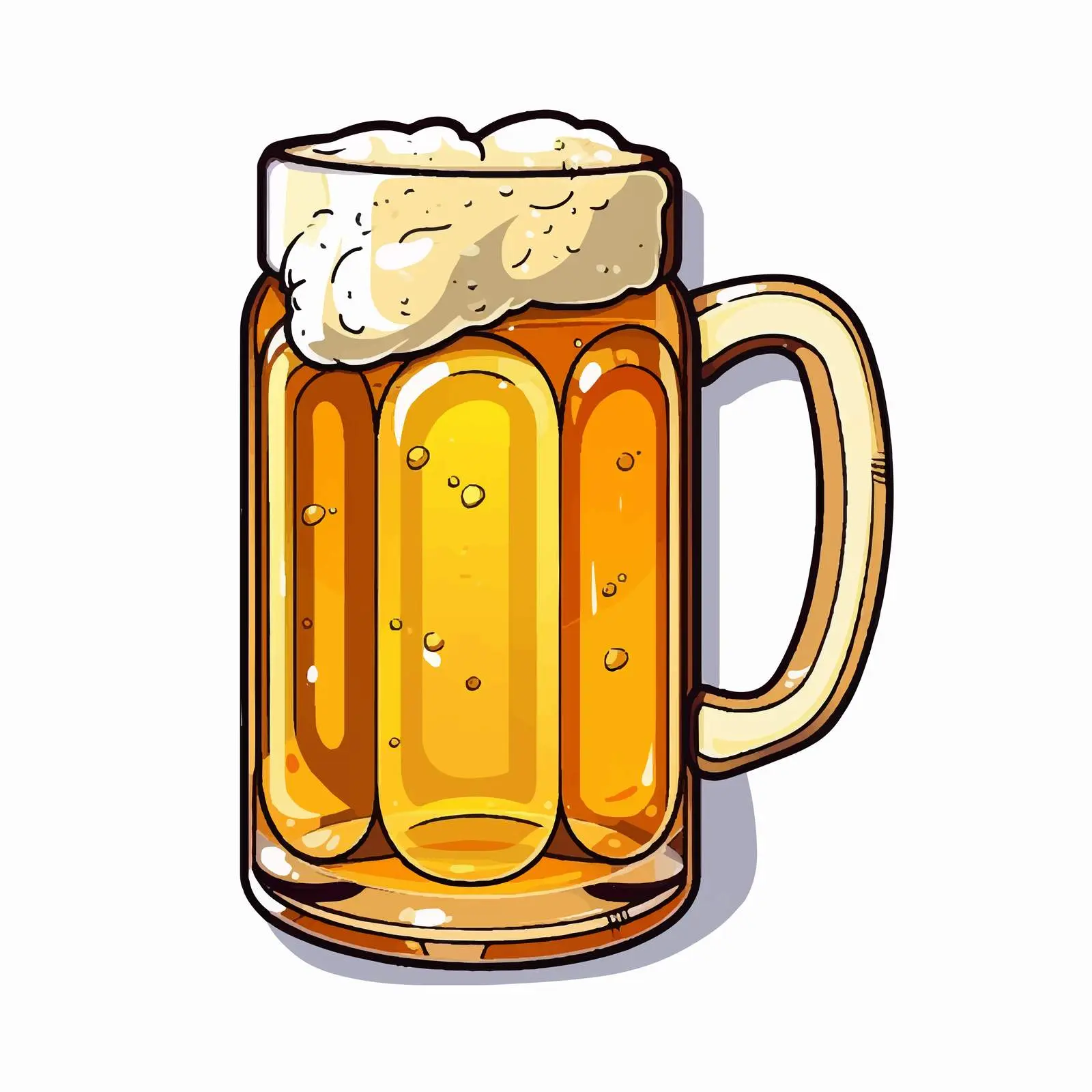 Isolated Cartoon Beer Jar Vector Illustration — free download from Dotvec