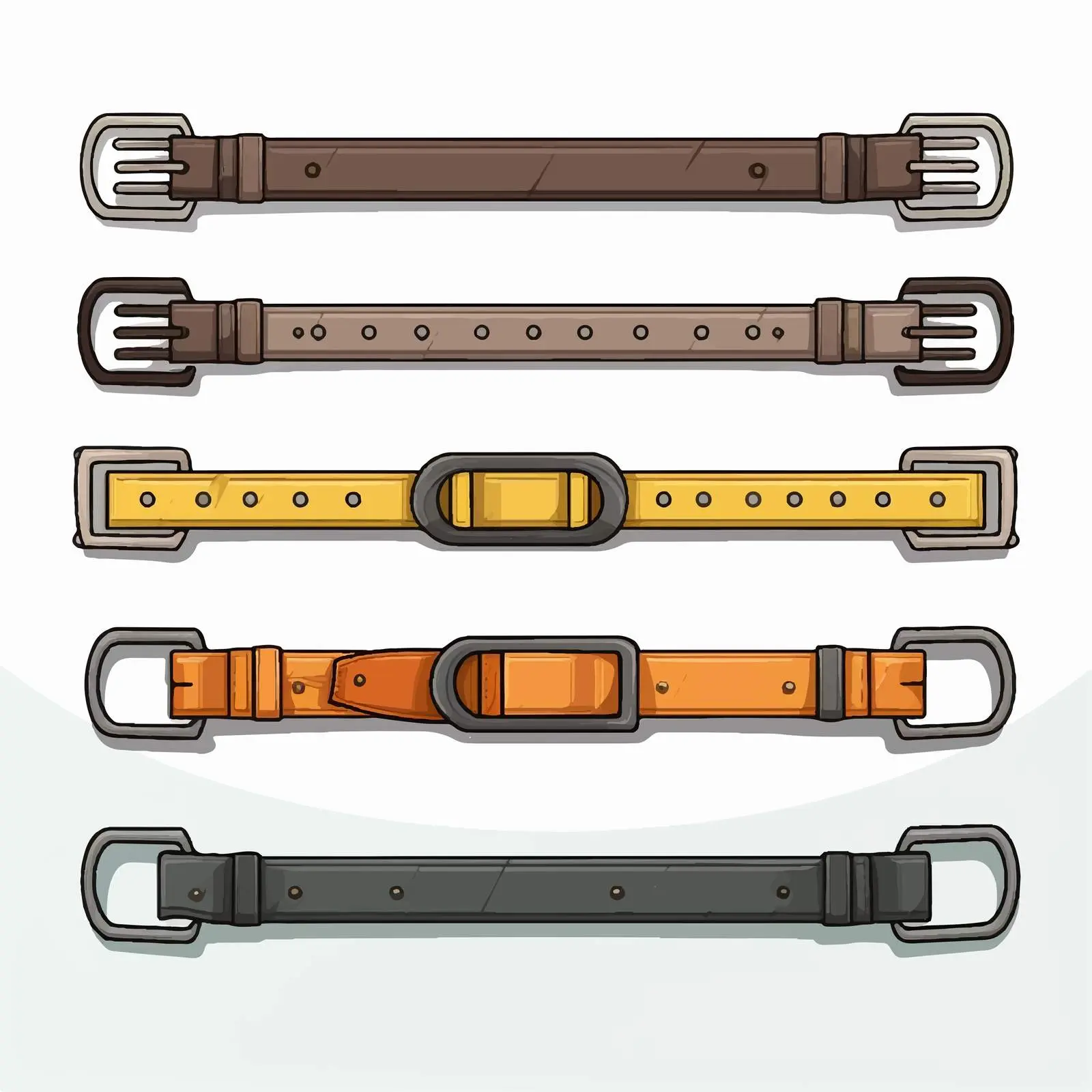 Belt Line Vector Illustration on White Background — free download from Dotvec