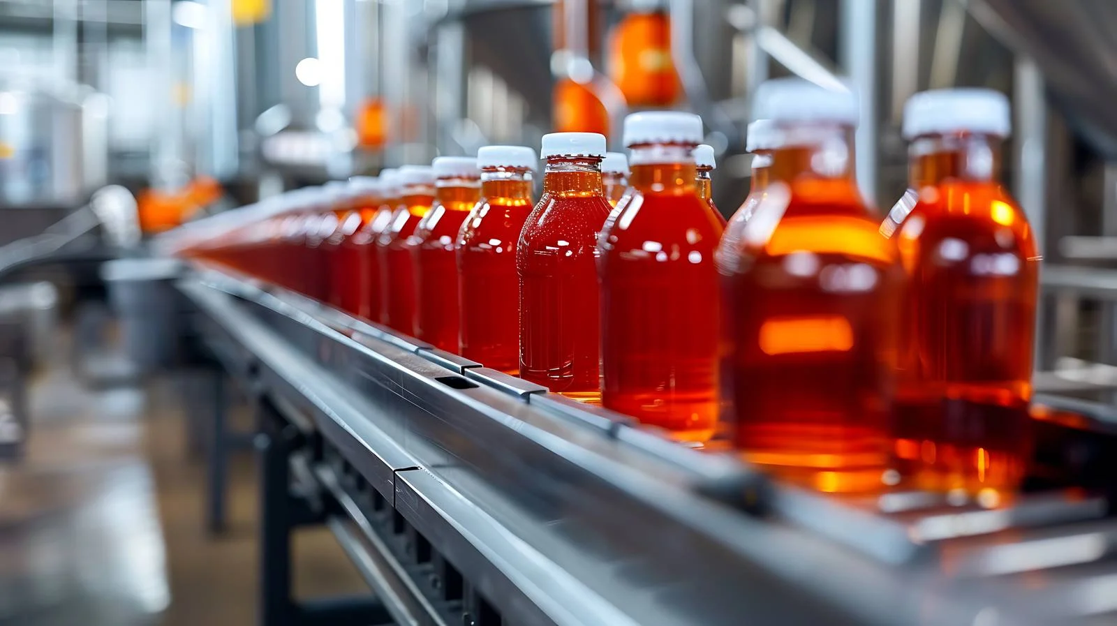 Industrial Beverage Conveyor System — free download from Dotvec