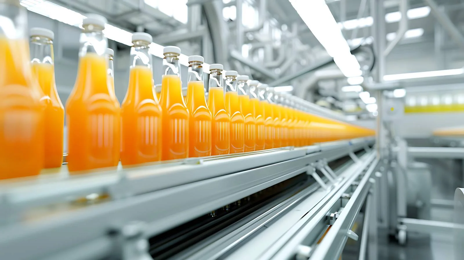 Beverage Factory Conveyor Bottles Interior — free download from Dotvec