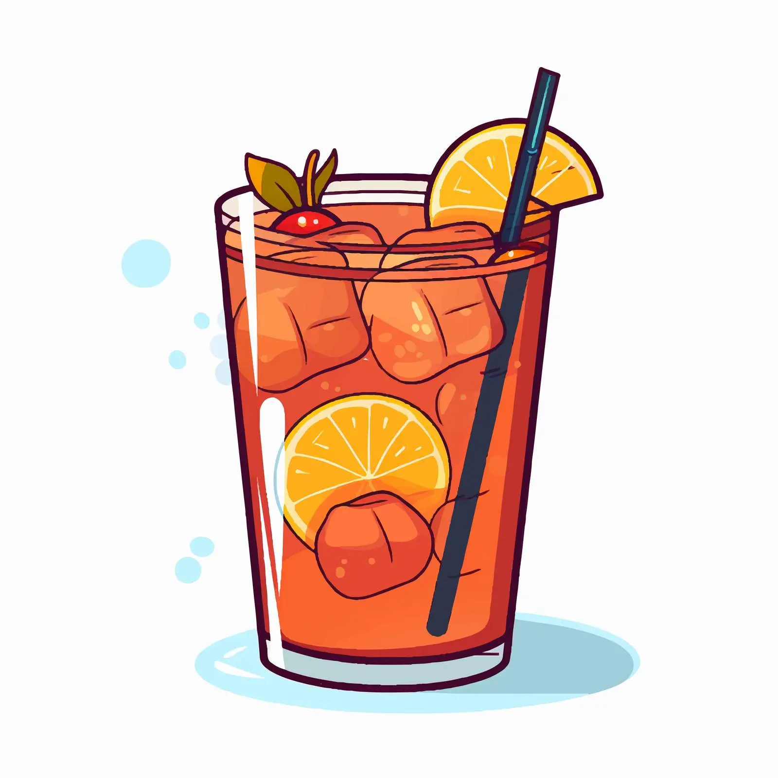 Cartoon Beverage Flat Icon Vector Illustration — free download from Dotvec