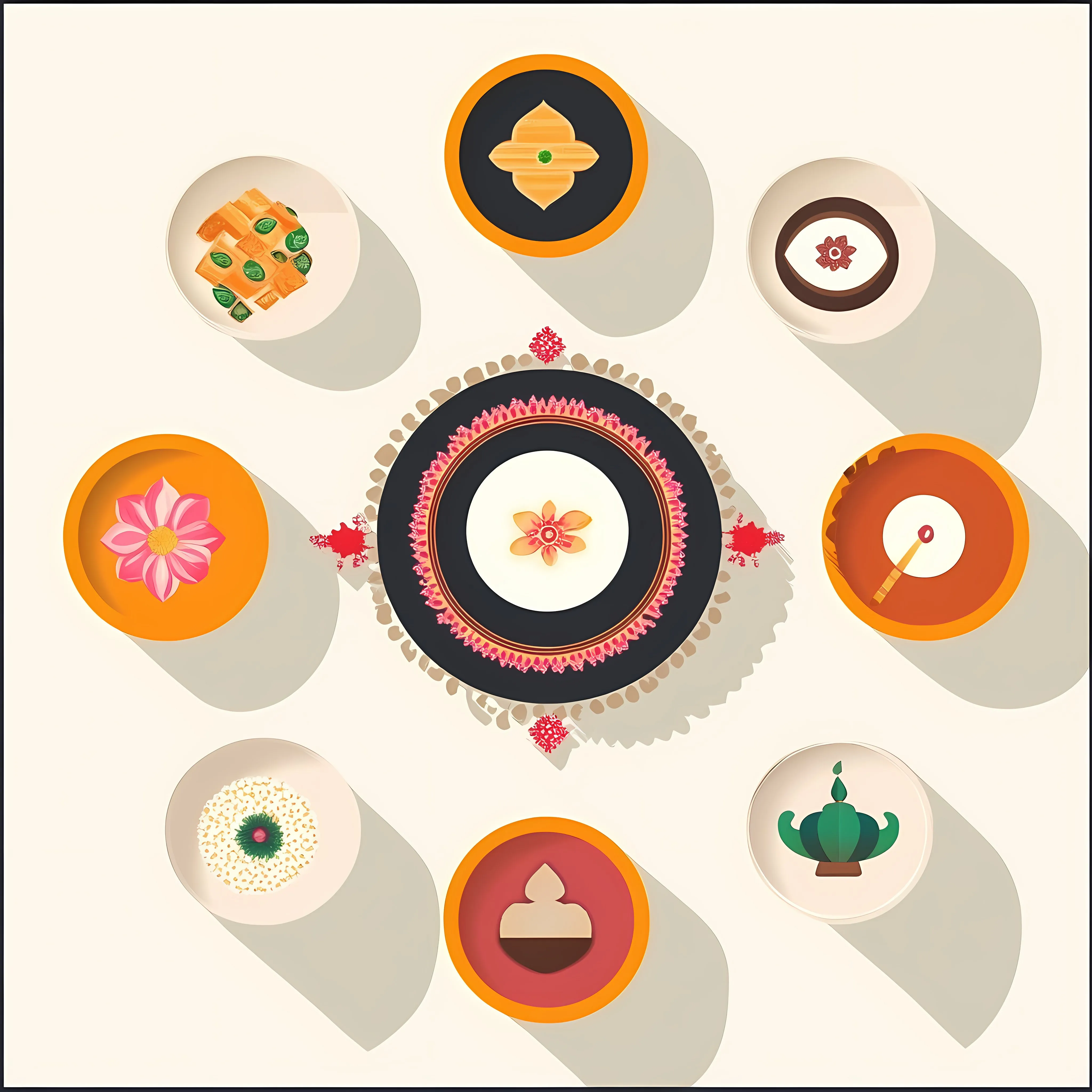 Bhai Dooj Icon Collection Vector Design – free digital icons image from Dotvec