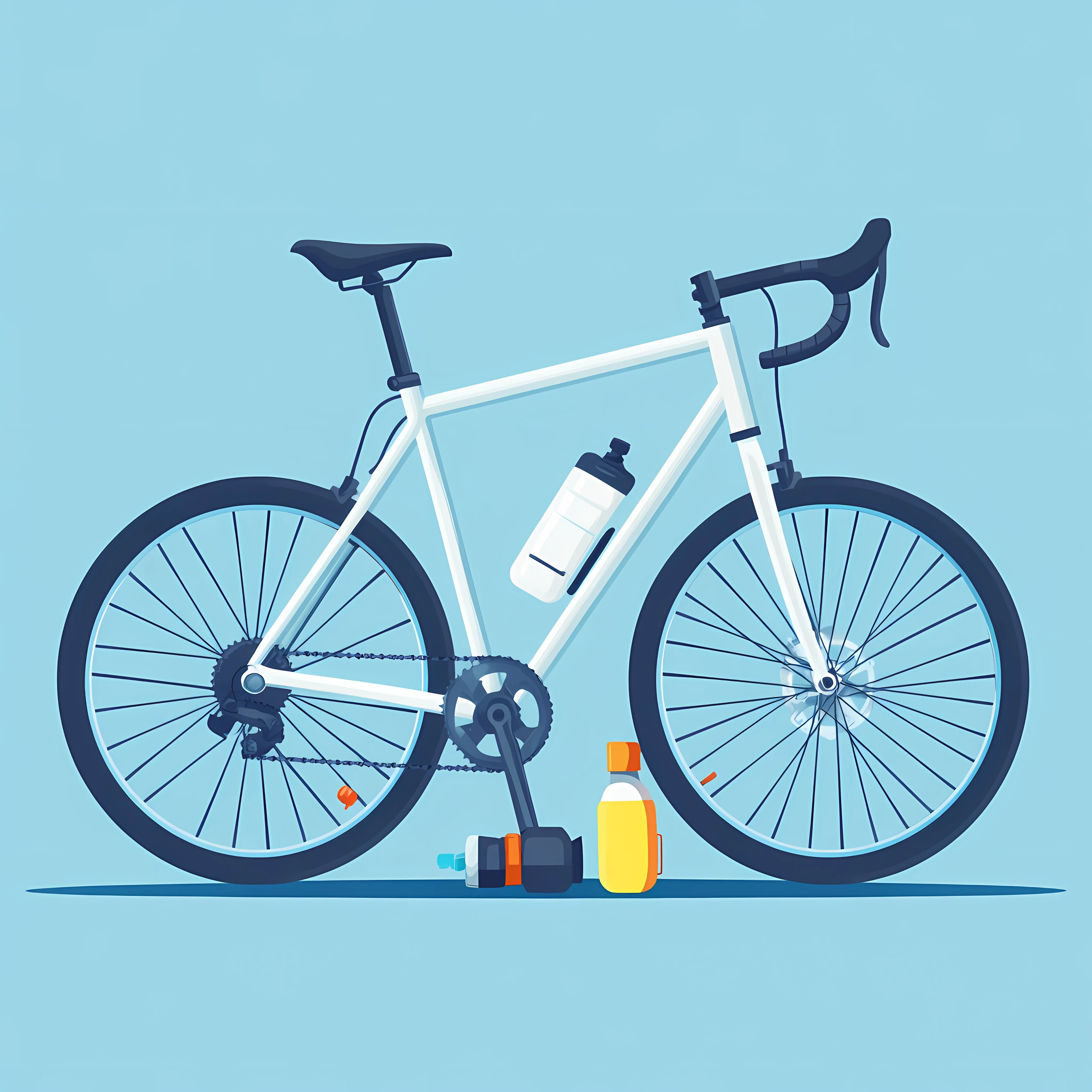 Bicycle Equipment Pump Vector Illustration — free download from Dotvec