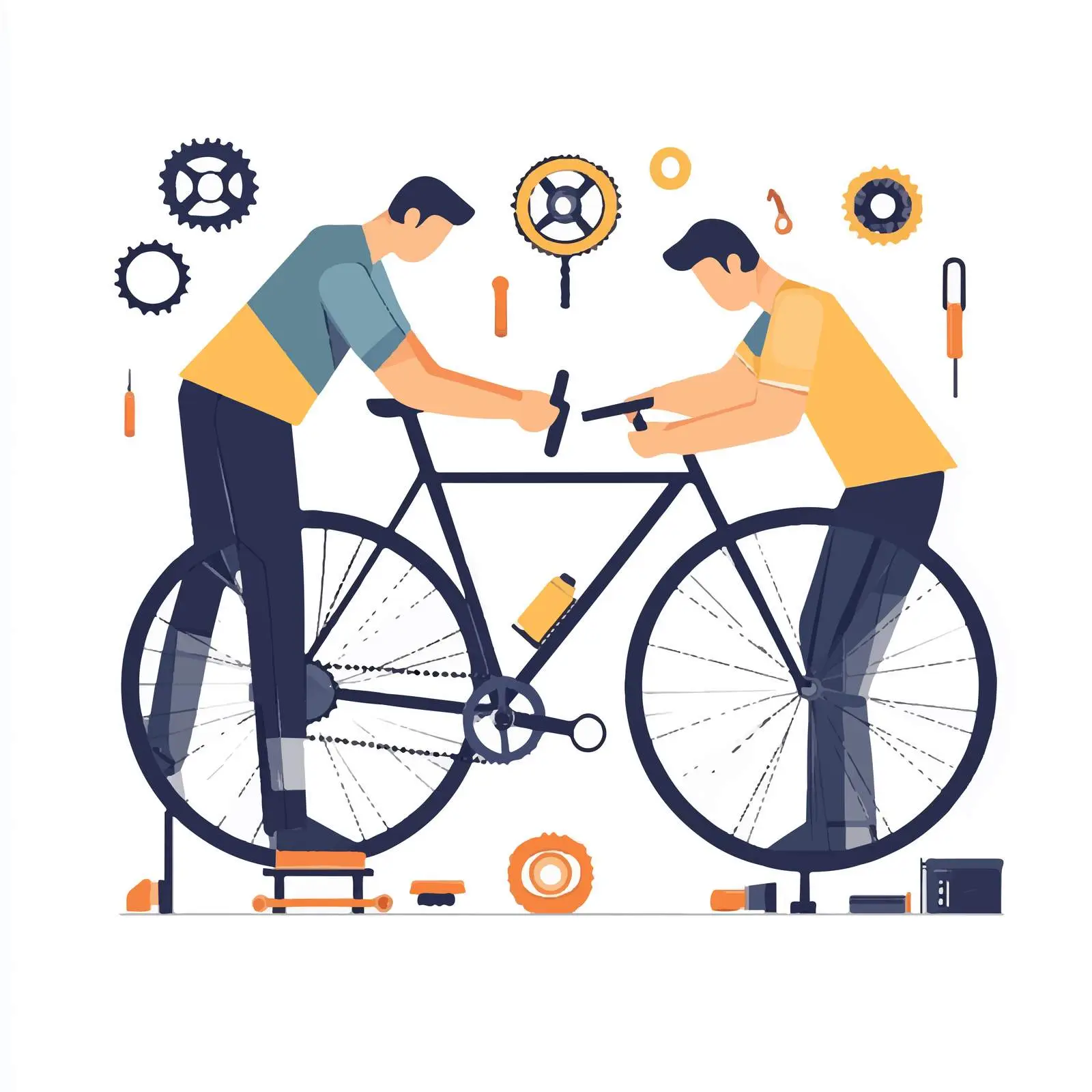 Professional Bicycle Repair Services — free download from Dotvec