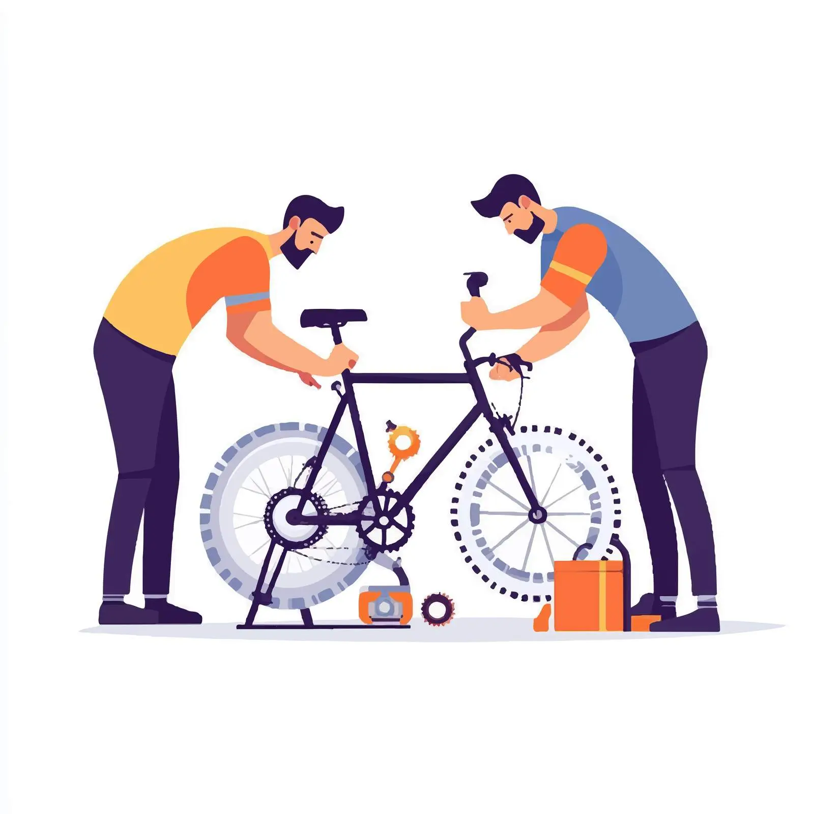 Professional Bicycle Repair Service — free download from Dotvec