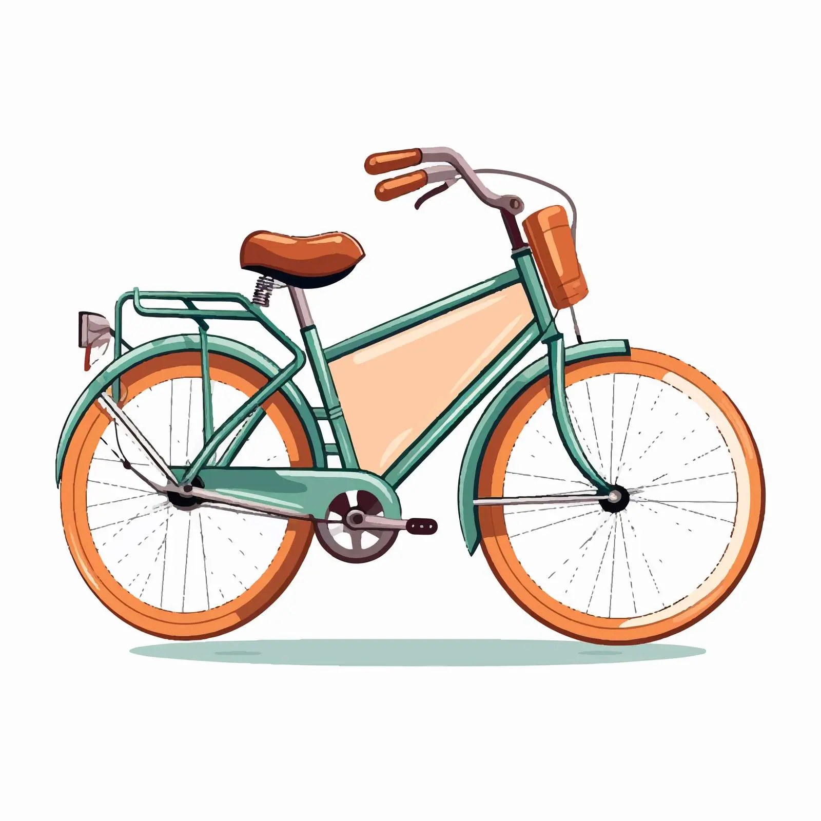Bicycle Vector Illustration on White Background — free download from Dotvec