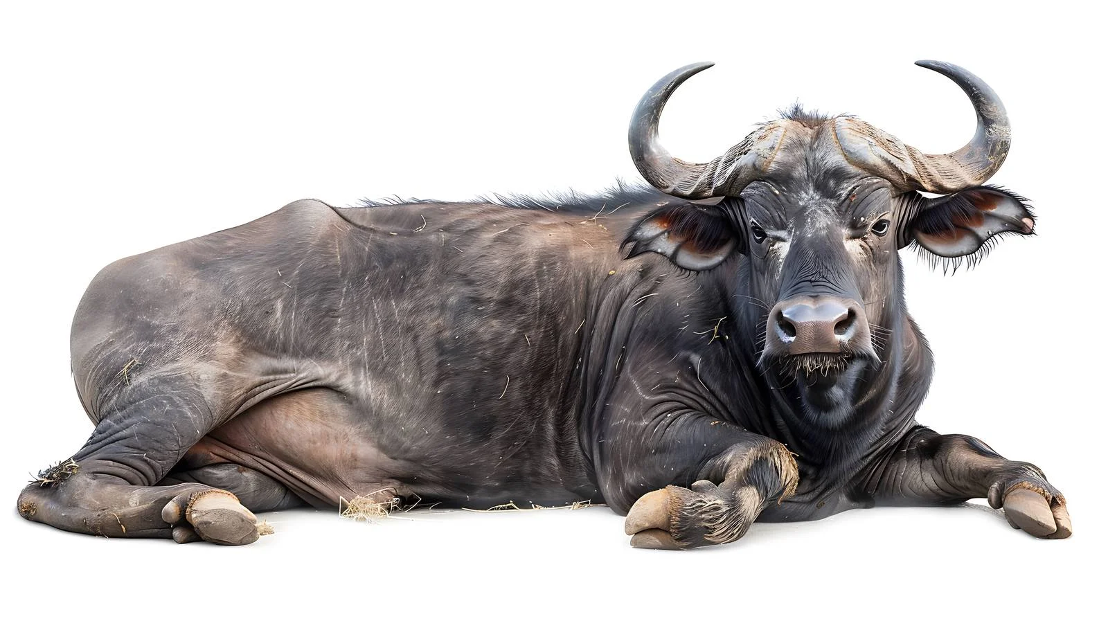 Majestic Buffalo Resting in Rural Setting — free download from Dotvec