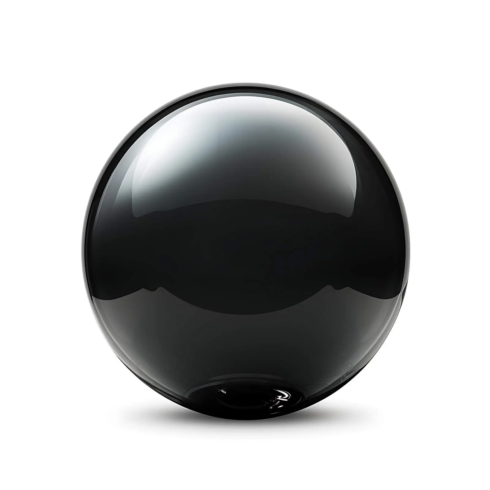 Vintage Black Glass Ball Isolated Photo — free download from Dotvec