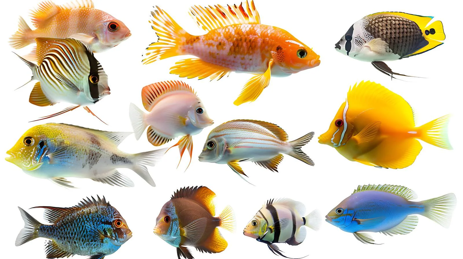 Diverse Fishes in Sea Aquarium — free download from Dotvec