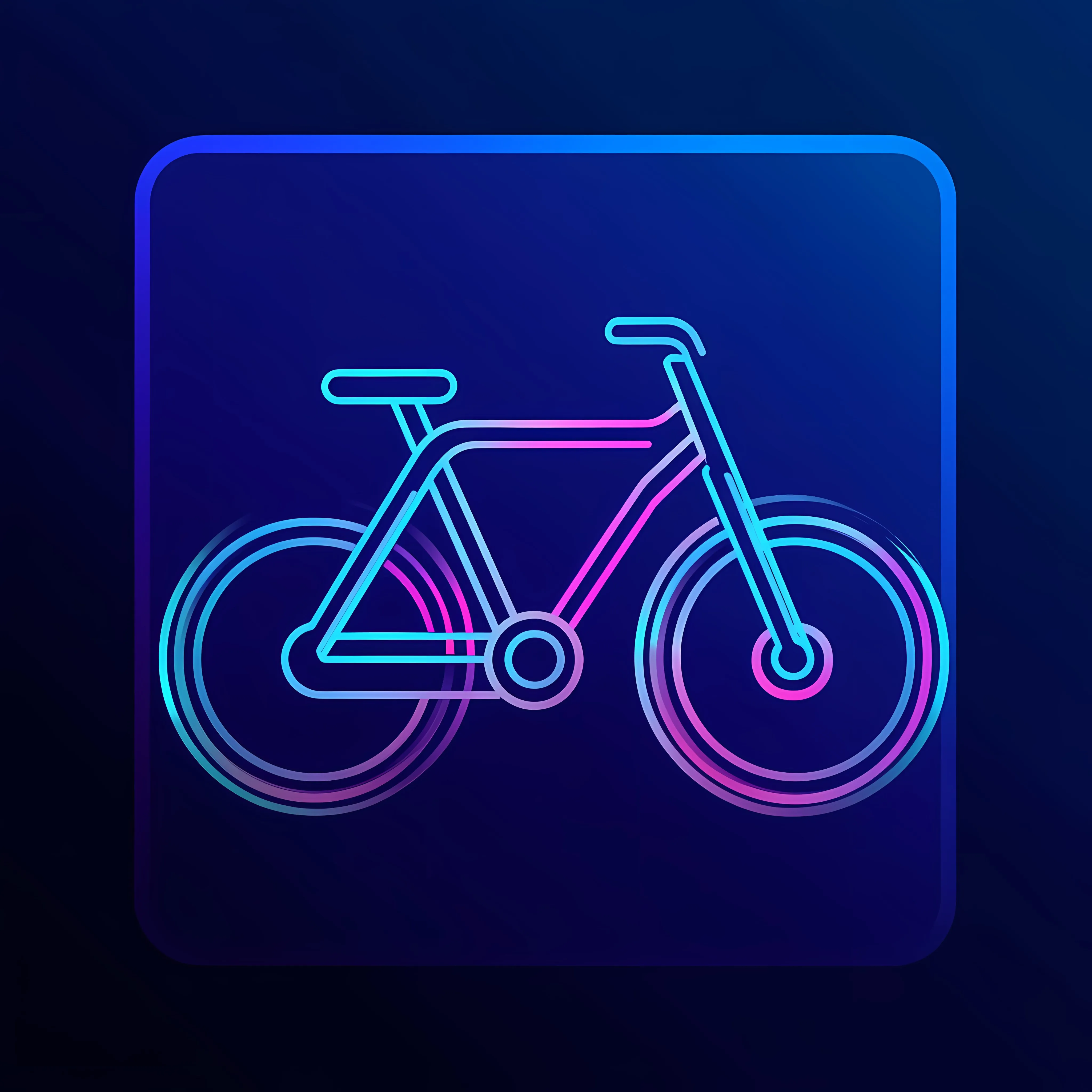 Bike Icon Vector on Blue Background — free download from Dotvec