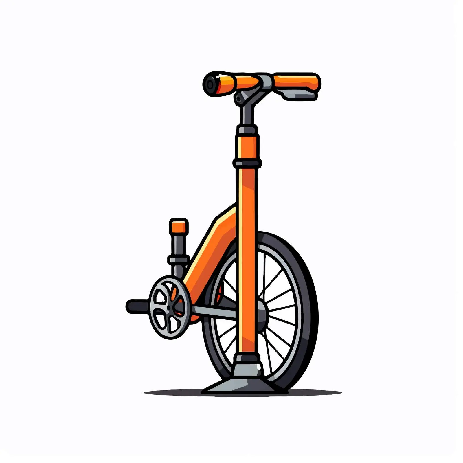 Cartoon Bike Pump Vector Illustration — free download from Dotvec