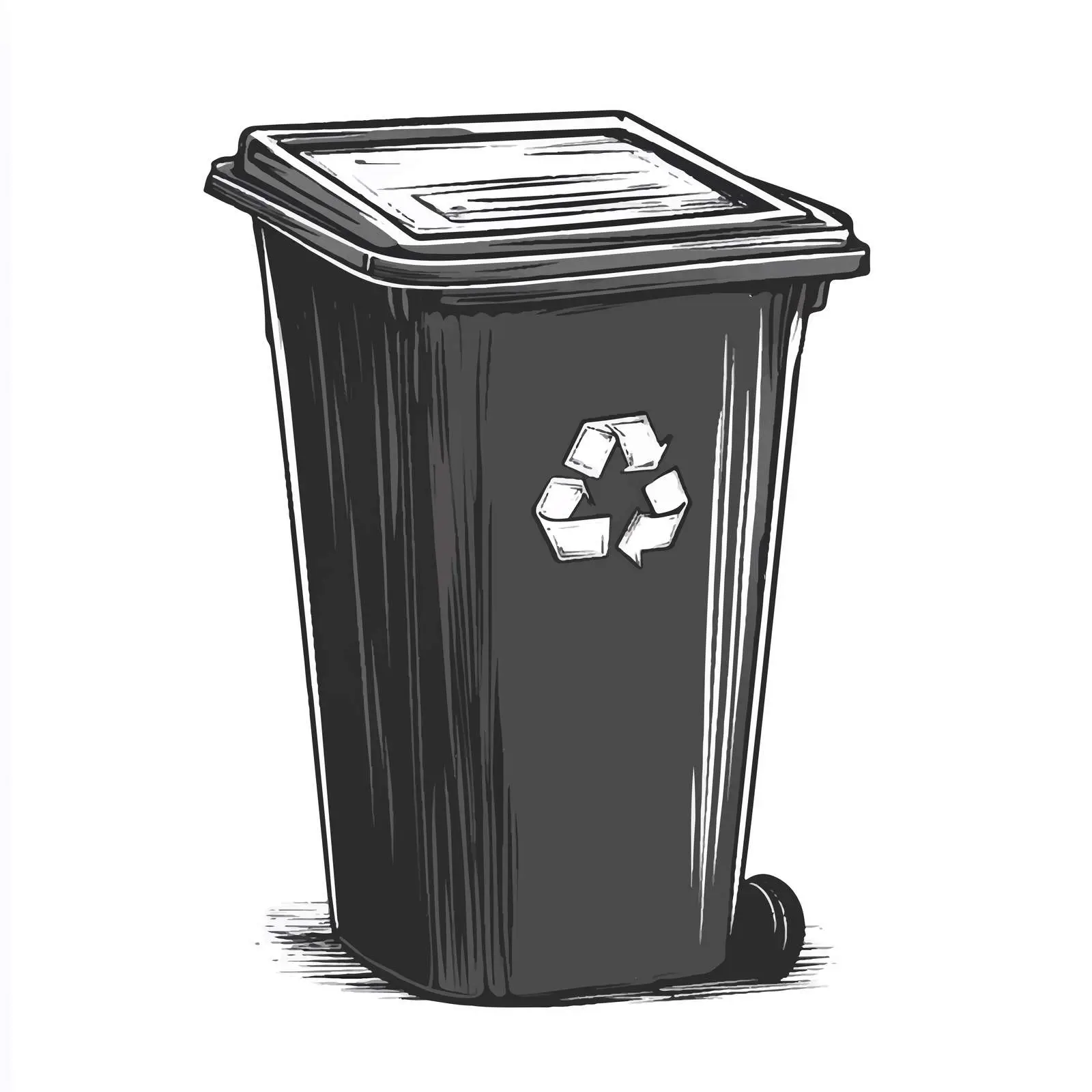 Black and White Cartoon Vector Illustration — free download from Dotvec