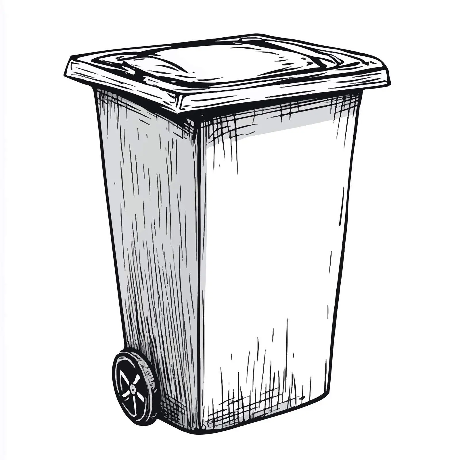 Black and White Cartoon Vector Illustration — free download from Dotvec