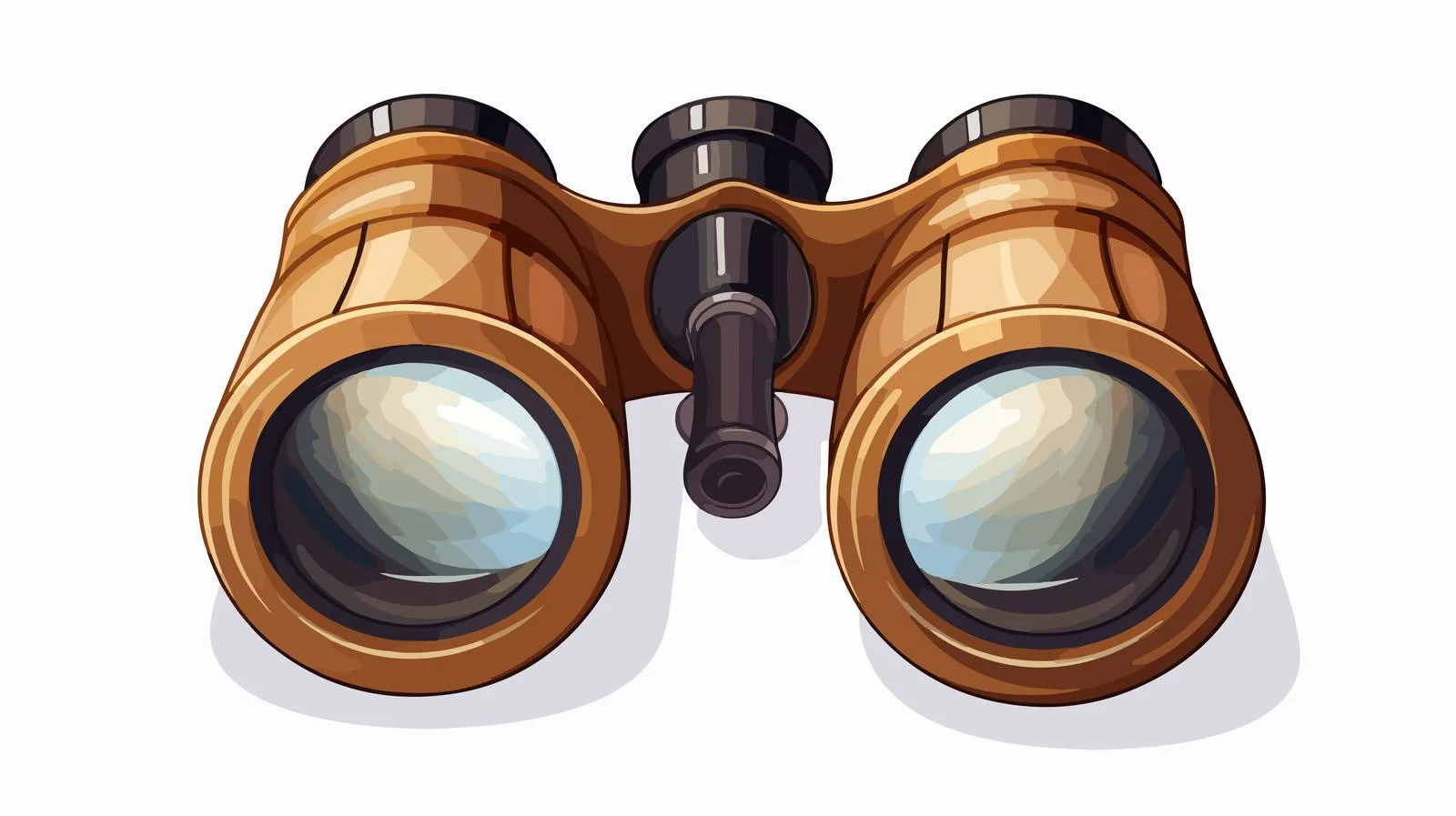 Quality Cartoon Binocular Image — free download from Dotvec