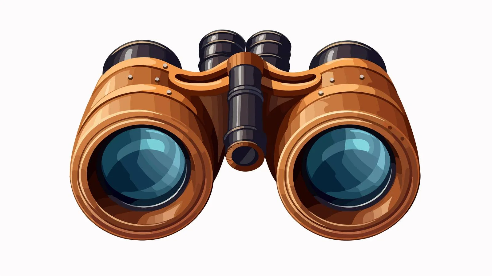 Quality Cartoon Binocular Image — free download from Dotvec