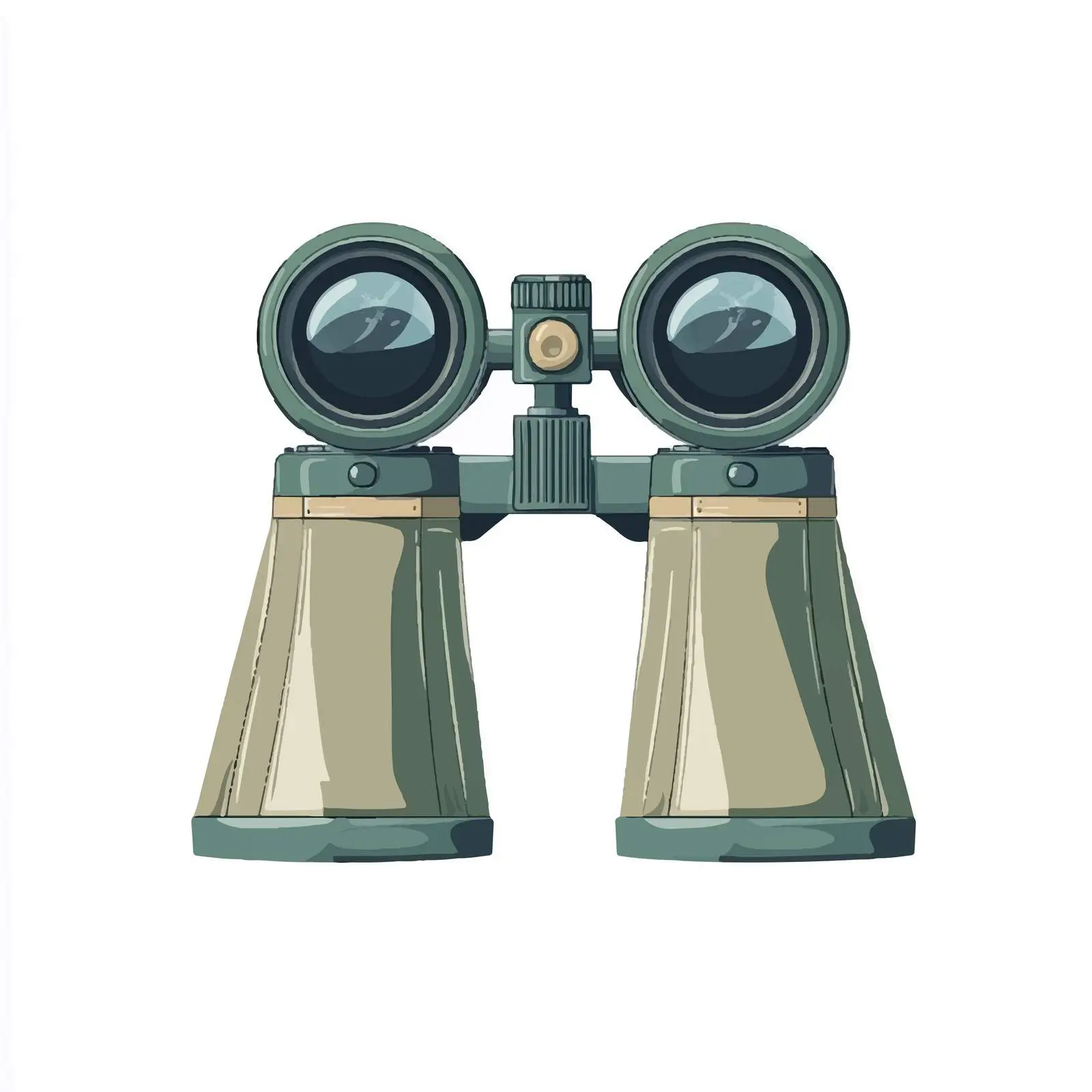 Vector Graphic of Armed Forces Binoculars – free reconnaissance image from Dotvec